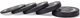 Диск олімпійський HMS Bumper BBR15 15 кг Black (5907695520361) - зображення 4