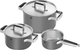 Набір каструль Zwilling Pure 3 шт Сірих (4009839676109) - зображення 1