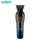 Триммер аккумуляторный для стрижки волос VGR V-998 BLUE, 4 насадки, LED дисплей - изображение 6