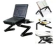 Подставка для ноутбука Laptop Table T8 алюминиевый с охлаждением Черный T8 - изображение 11