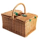 Корзина для пикника Lugi PicnicSet 48×33×43 см с посудой на 4 персоны Натуральная - изображение 12