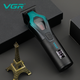 Триммер аккумуляторный для стрижки волос VGR V-997, 8000-11000 RPM, 3 насадки, LED дисплей - изображение 6