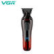 Триммер аккумуляторный для стрижки волос VGR V-998 RED, 4 насадки, LED дисплей - изображение 6