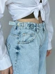 Женские джинсы WIDE LEG широкого кроя выбеленные голубые 36 Its Basic - изображение 4