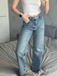 Женские джинсы STRAIGHT прямого кроя тёмно-синие 40 Its Basic - изображение 1