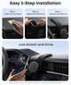 Магнитный автодержатель Anker Nano Magnetic Car Charger 360° для iPhone - Black - изображение 6