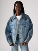 Kurtka jeansowa damska Levi`s 003RS-0000 L Jasnoniebieska - obraz 3