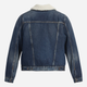 Kurtka jeansowa damska z futerkiem Levi`s 36136-0063 XXS Niebieska - obraz 5