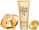 Zestaw damski Paco Rabanne Lady Million Woda perfumowana 100 ml + Miniaturka Woda perfumowana 5 ml + Balsam do ciała 100 ml (3349668562190) - obraz 1