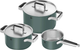 Набір каструль Zwilling Pure 3 шт Зелених (4009839676376) - зображення 1