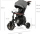 Rowerek trójkołowy Qplay Comfo Max Grey (5061047482285) - obraz 11
