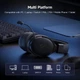 Наушники MCHOSE V9 PRO Black Беспроводная Игровая Гарнитура, Радиоканал/Bluetooth/3.5мм. Съемный Микрофон, RGB Подсветка, Обьемный звук 7.1, Автономная робота 250 Часов - изображение 3