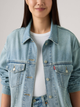 Джинсова куртка жіноча Levi`s A1743-0140 L Блакитна (5401187377698) - зображення 4