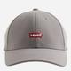 Czapka z daszkiem bejsbolówka Levi`s D7723-0029 One Size Szara - obraz 1