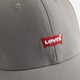 Czapka z daszkiem bejsbolówka Levi`s D7723-0029 One Size Szara - obraz 4
