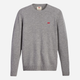 Sweter męski z wełny Levi`s A4320-0000 XL Szary - obraz 5