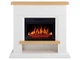 Каминокомплект ArtiFlame Shelford AF23S белый эффект живого пламени со звуком и обогревом - изображение 1