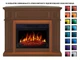 Каминокомплект универсальный ArtiFlame Linz AF23S коричневый с LED подсветкой со звуком и обогревом - изображение 2