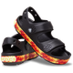 Дитячі сандалії для хлопчика Kids’ Crocband™ Cruiser Flames Sandal Black (23/24, чорний) - изображение 1