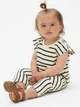 Дитячі штани для дівчинки Primark XAZ528606RLPZ 92 см Молочні в темно-синю смужку (DD8000009453021) - зображення 1