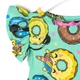 Детское платье Dexter`s кулир на лето crazy donuts 98 см ментол - изображение 2