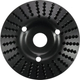 Tarnik skośny YATO do drewna, farby, szpachli, aluminium; Ø=125/22.2 mm, ziarnistość nr 1 [10] (YT-59167) - obraz 2