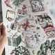 Новорічні наліпки з котами | Новорічний декор для дому | Веселі святкові котики LIPKO Новорічні коти розмір М - зображення 2