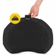 Подушка для йоги и медитации 4FIZJO Zafu полукруглая 40 x 30 x 12 см Black (P-5907739315519) - изображение 5