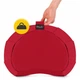 Подушка для йоги и медитации 4FIZJO Zafu полукруглая 40 x 30 x 12 см Red (P-5907739315496) - изображение 4