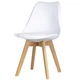 Скандинавский обеденный стул DSF-313 White - изображение 1