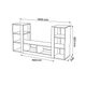 Детский шкаф с открытыми полками и диванчиком Gap DS-150 1500x340x820 мм лаванда - изображение 2