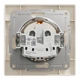 Розетка Schneider Electric Asfora з заземленням з зах. шторками кремова EPH2900223 - зображення 5