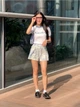 Джинсовые шорты женские Uniqlo 292362469 L Голубые (1159841545) - изображение 10