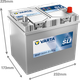Автомобильный аккумулятор Varta Blue Dynamic 60А Ев (-/+) ASIA D47 (540EN) (560410054) - изображение 2