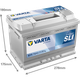 Автомобильный аккумулятор Varta Blue Dynamic 74А Ев (-/+) E11 (680EN) (574012068) - изображение 2
