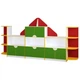 Детская стенка для игрушек «Домик» Green-Red - изображение 1