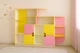 Детская стенка для игрушек "Карапуз" Yellow-Pink - изображение 2
