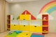 Детская стенка для игрушек «Домик» красный. - изображение 1