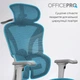 Крісло комп'ютерне офісне ергономічне OfficePro Elite Grey (OC950G) - зображення 10