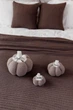 Вязаная декоративная тыква ПРОВАНС Тыквушка тауп, D9см 041104 - изображение 6
