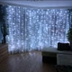 Новогодняя занавеска-гирлянда "Холодный бриллиант" 3х3м, 300 LED, холодный белый свет - изображение 13