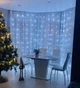 Світлодіодна гірлянда "Зимовий чарівний дощ" 3х3 м холодний білий, 300 LED, 8 режимів - зображення 12
