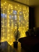 Светодиодная штора "Теплый белый шлейф" 3х3 м, 300 LED, IP44 - изображение 1