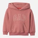 Детское теплое худи на флисе для девочки GAP 926633729 98 см Розовое (1159839218) - изображение 1