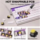 Магнітна ігрова клавіатур AULA HERO 84 HE White-purple Кастомний lightbox, RGB Підсвічування, Rapid Hall Effect, 8000Hz., Switch 0.01mm. ENG + UA - изображение 11