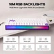Магнітна ігрова клавіатур AULA HERO 84 HE Purple Lighthouse Кастомний lightbox, RGB Підсвічування, Rapid Hall Effect, 8000Hz., Switch 0.01mm. - изображение 8