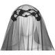 Вінок Готична німфа SETA Decor 19-998BLK-1 - изображение 3
