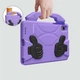 Противоударный детский чехол EVA Kids Like с подставкой на Lenovo Tab K10 TB-X6C6F / TB-X6C6X 10.3" Сиреневый - изображение 4