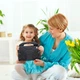 Противоударный детский чехол EVA Kids Like с подставкой на Lenovo Tab K10 TB-X6C6F / TB-X6C6X 10.3" Черный - изображение 5