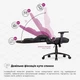 Геймерське крісло Cyberlux Poseidon Black (арт. GM-415 B) - изображение 7